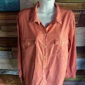 Old Navy Coral Long Shirt